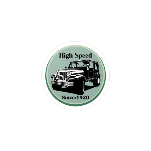 Vintage Off-Road Vinyl Sticker