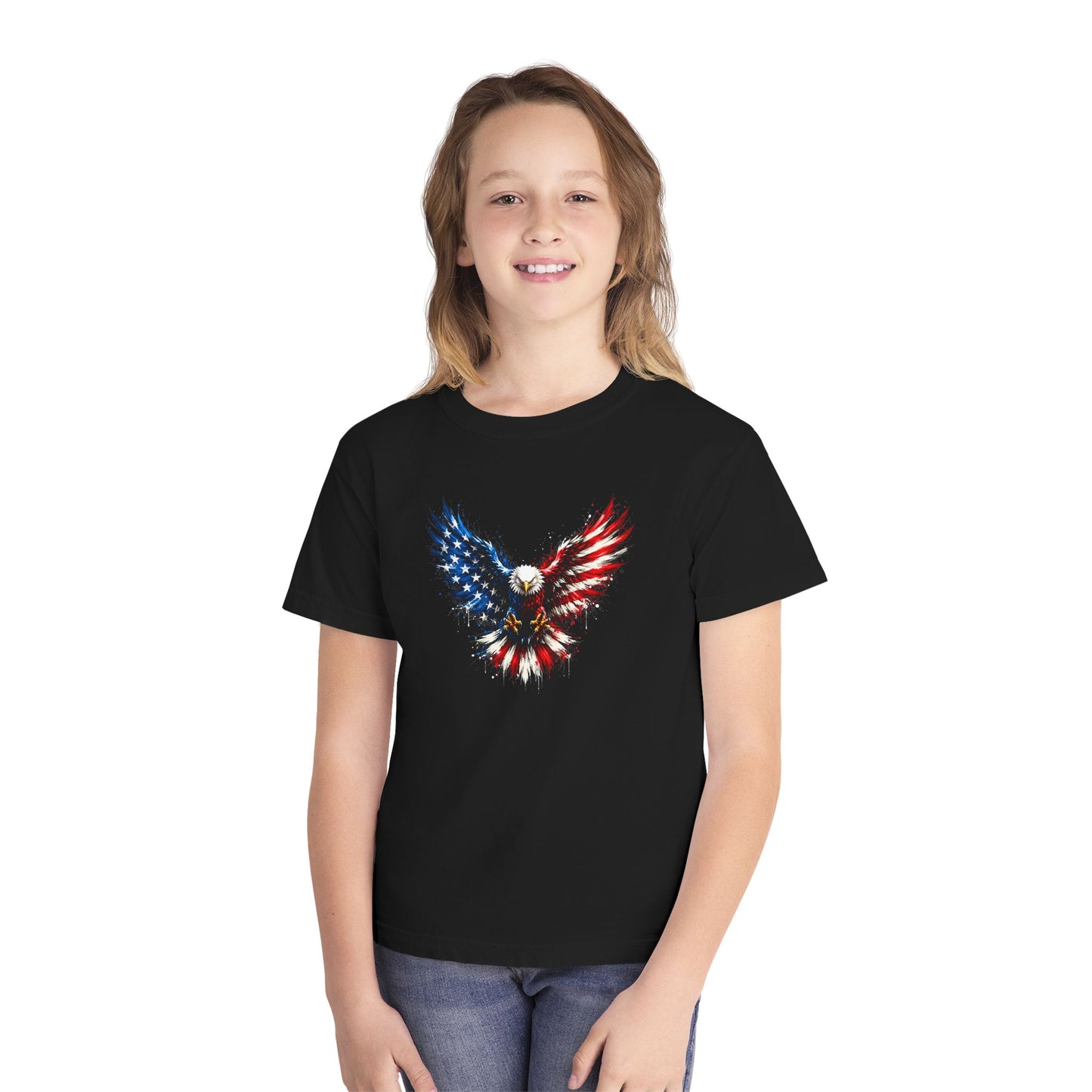 Youth Patriotic Eagle Tee