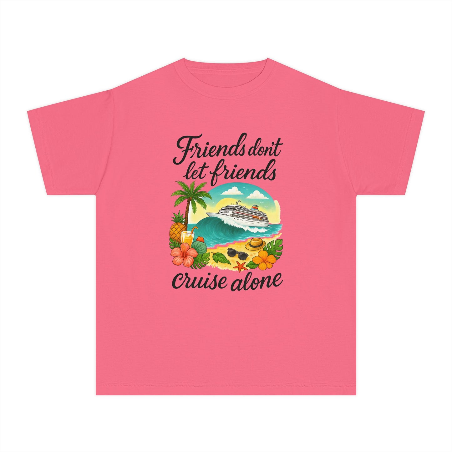Youth Cruise Vacation Graphic Tee
