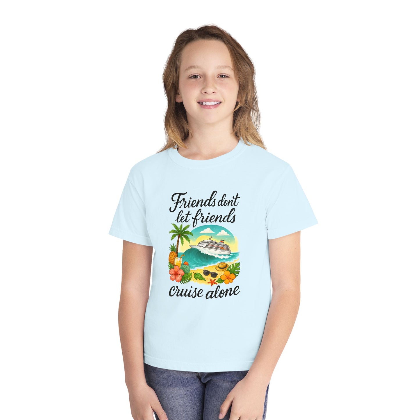Youth Cruise Vacation Graphic Tee