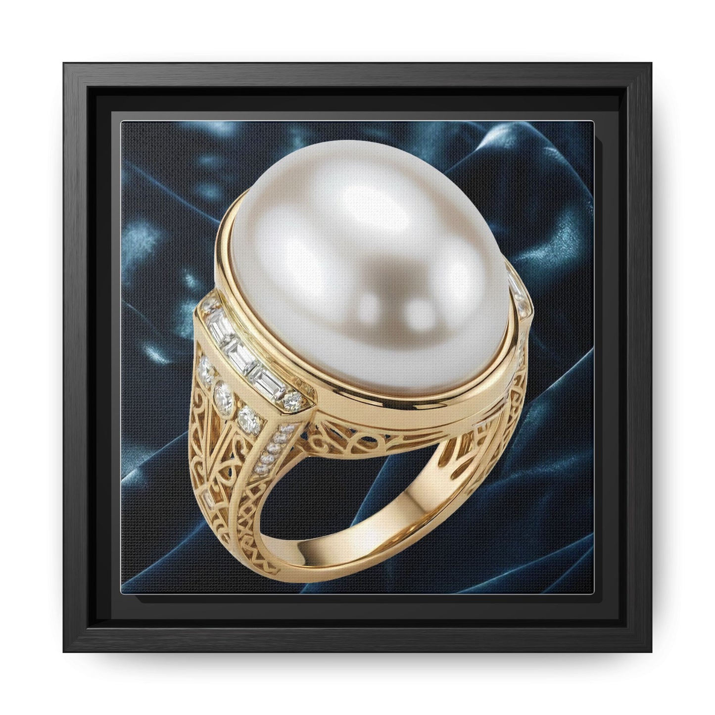 Ivory Pearl Statement Canvas