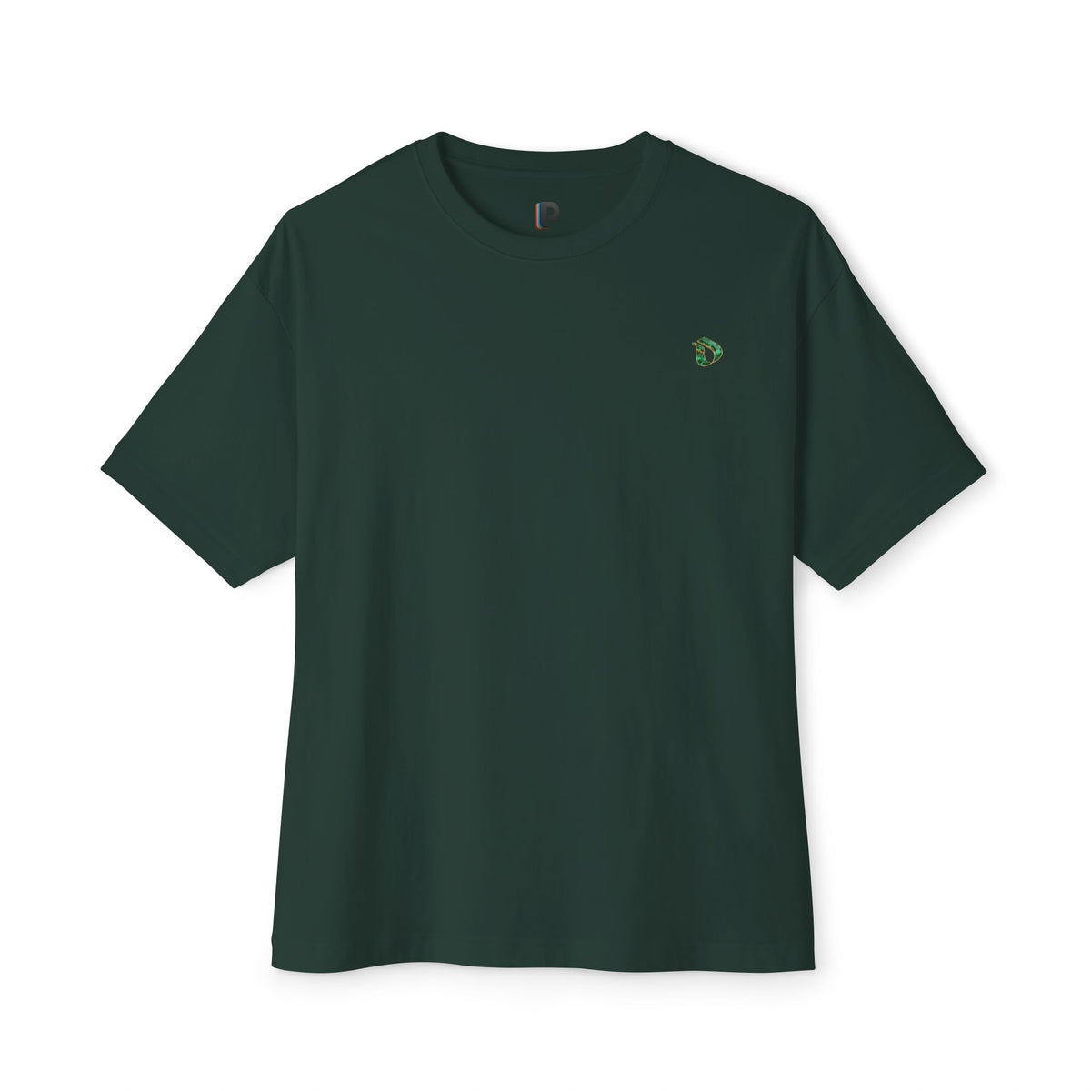 Interlink Emerald Back Emblem Boxy Cotton Tee