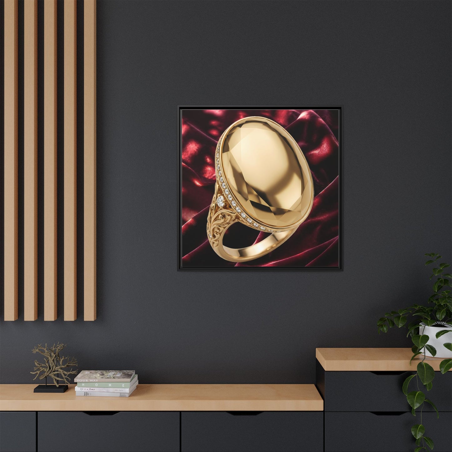 Gilded Velvet Canvas