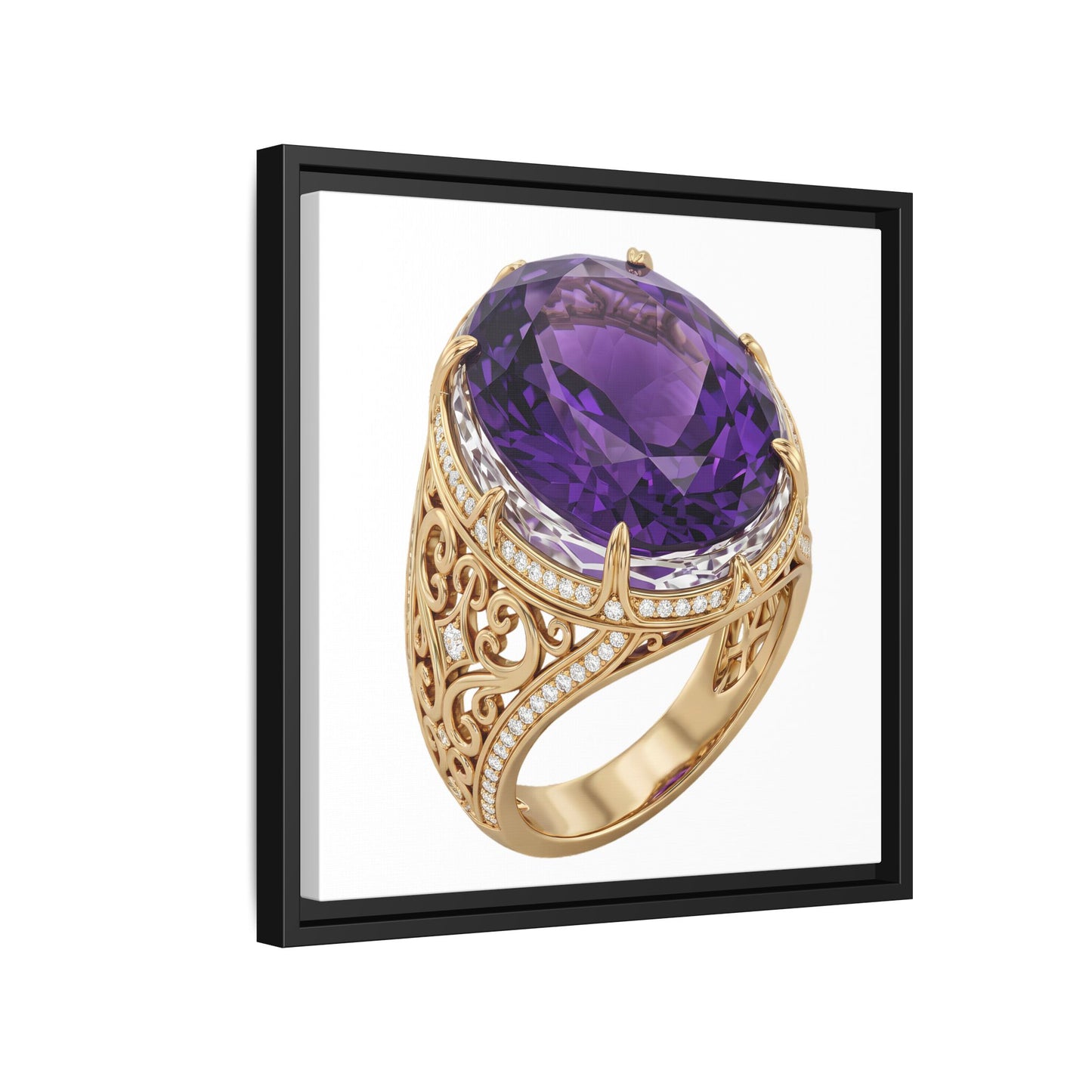 Amethyst Emblem Canvas Print