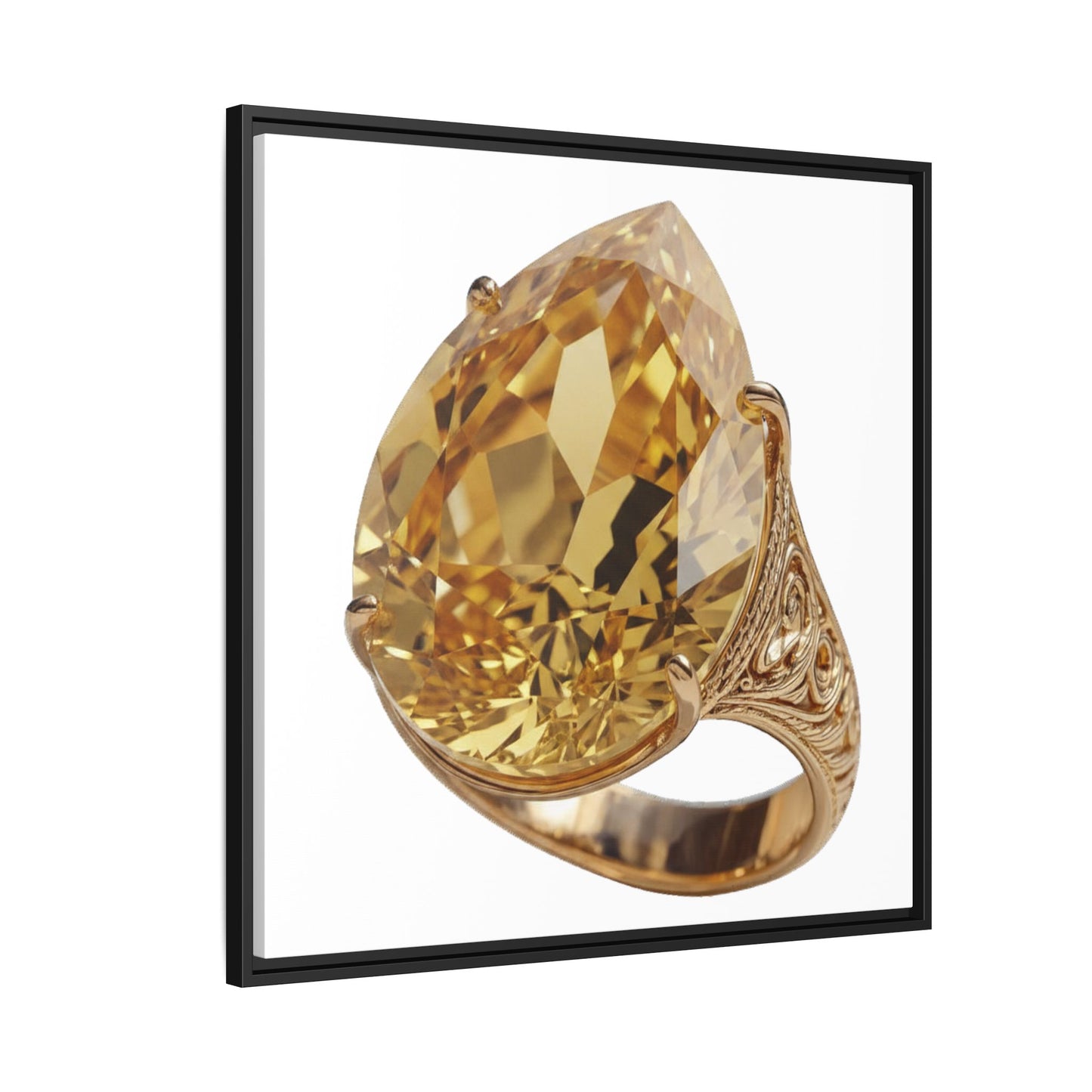 Citrine Signet Canvas Print