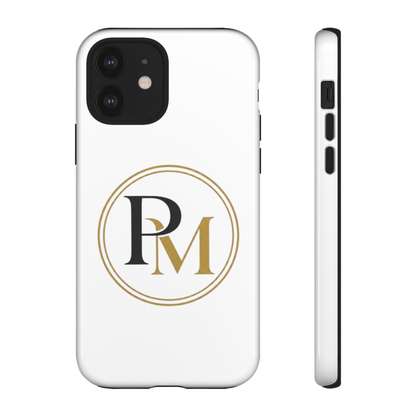PM Monogram Apple Phone Case