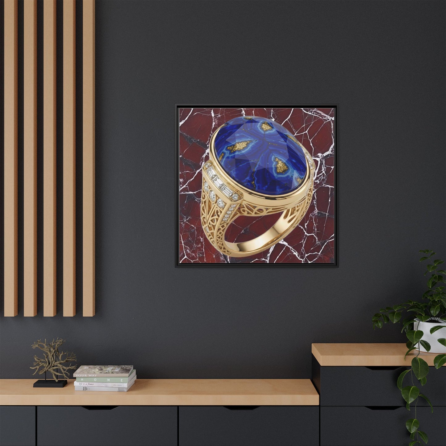 Lapis Regal Ember Canvas
