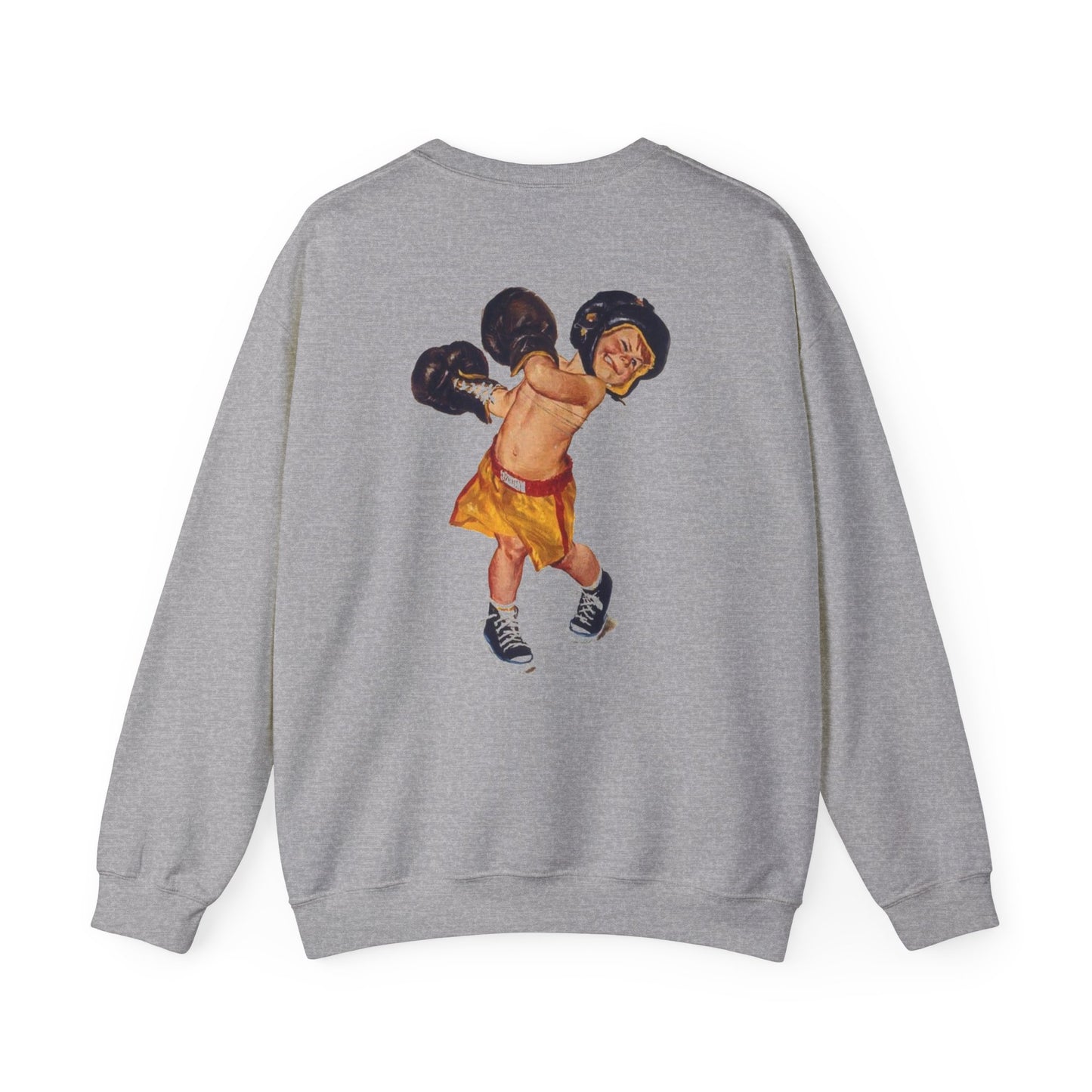 Boxing Kid Crewneck Sweatshirt