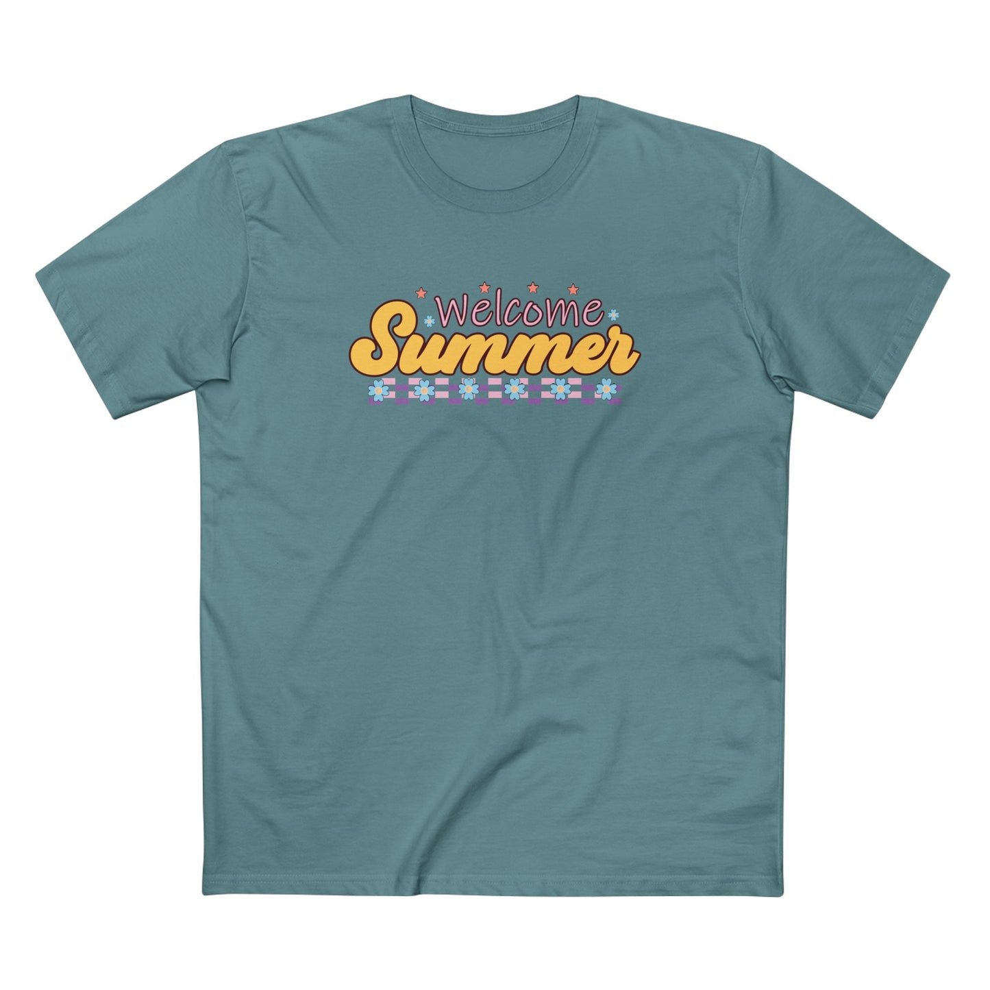 Welcome Summer Pastel Graphic Tee