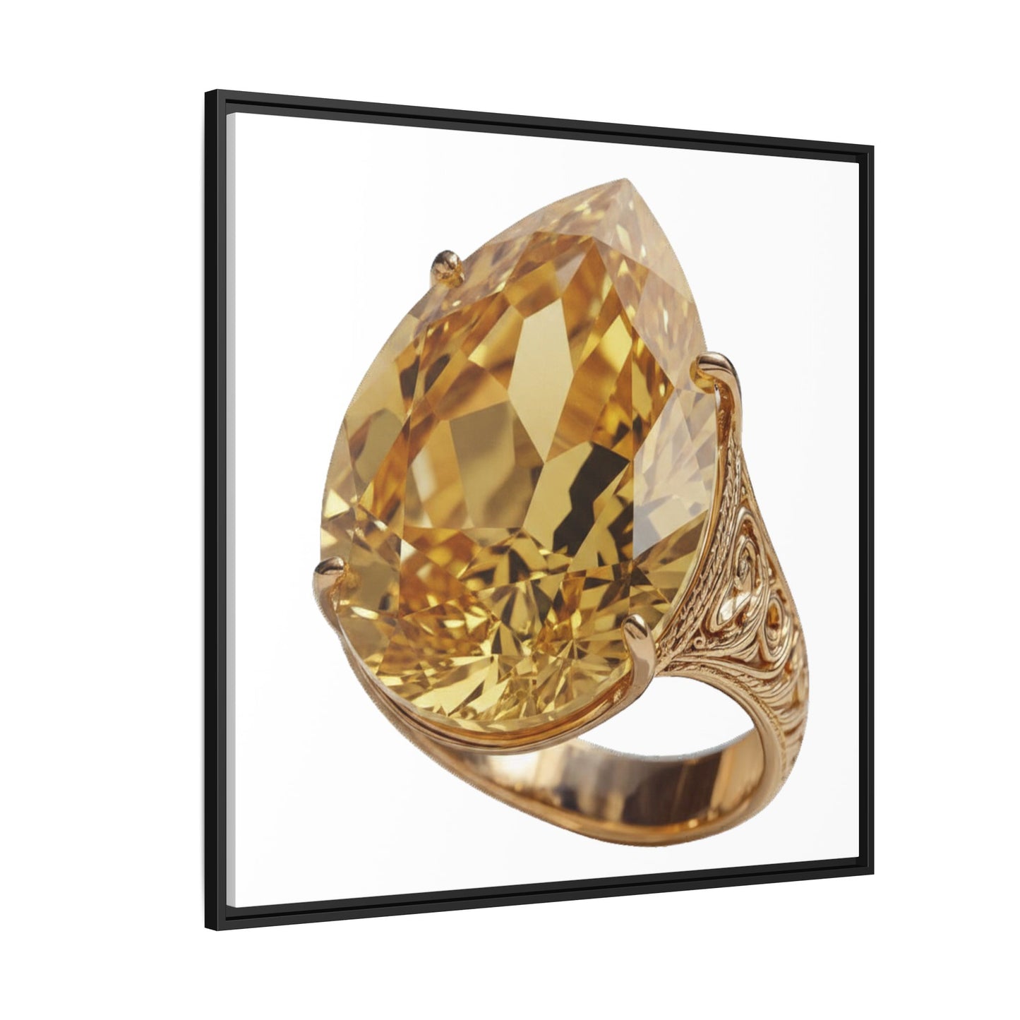 Citrine Signet Canvas Print