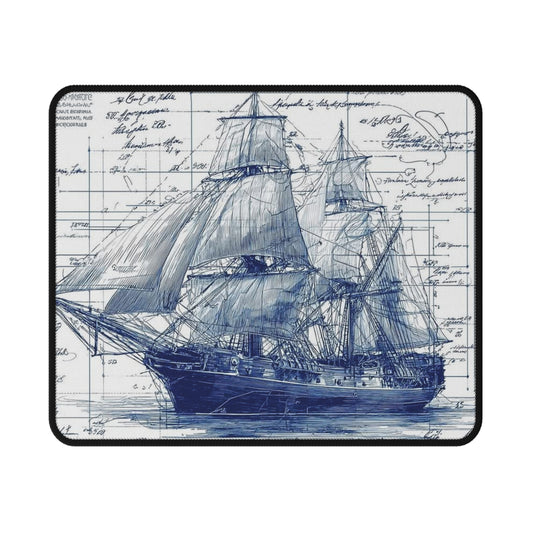 Charted Galleon Mouse Pad