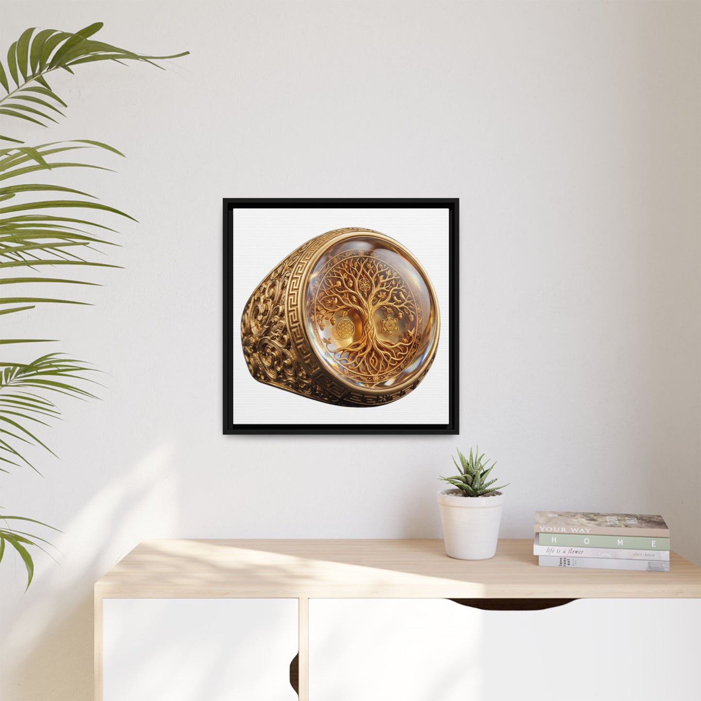 Filigree Signet Canvas