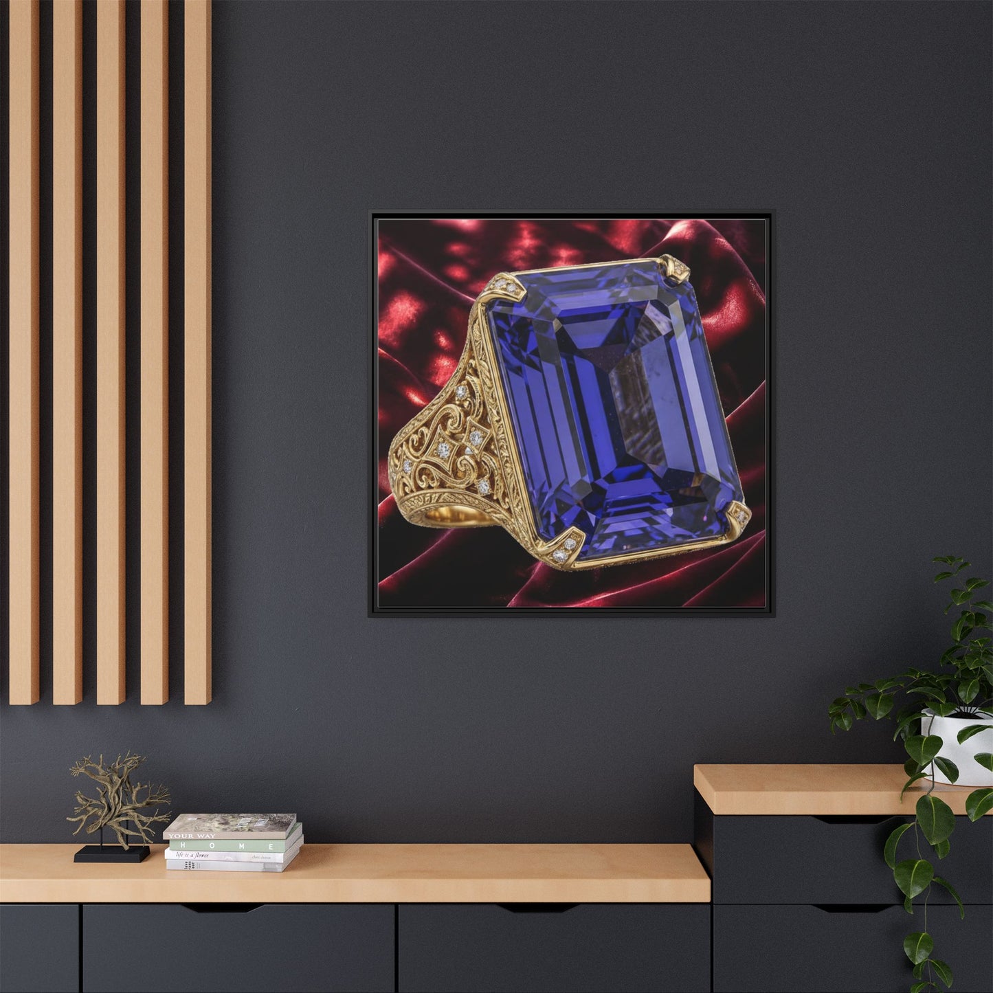 Tanzanite Velvet Canvas