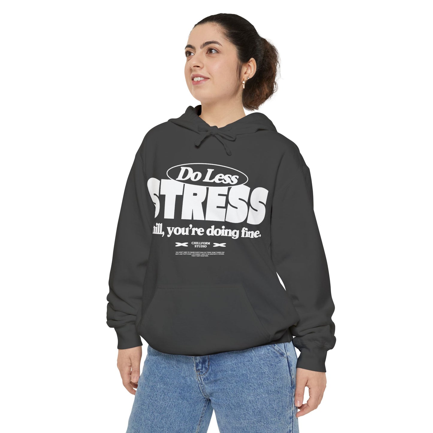 Do Less Stress Relaxed Hoodie