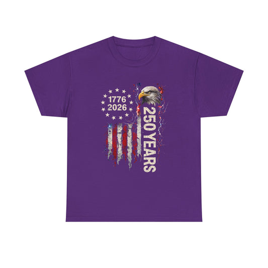 America 250 Years Patriotic T-Shirt Men