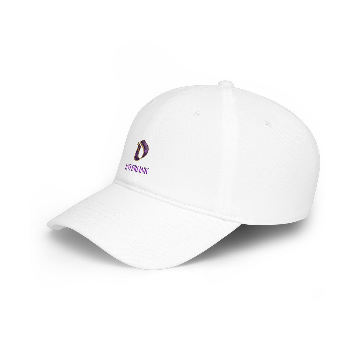 Purple Amethyst Interlink Relaxed Cotton Twill Cap