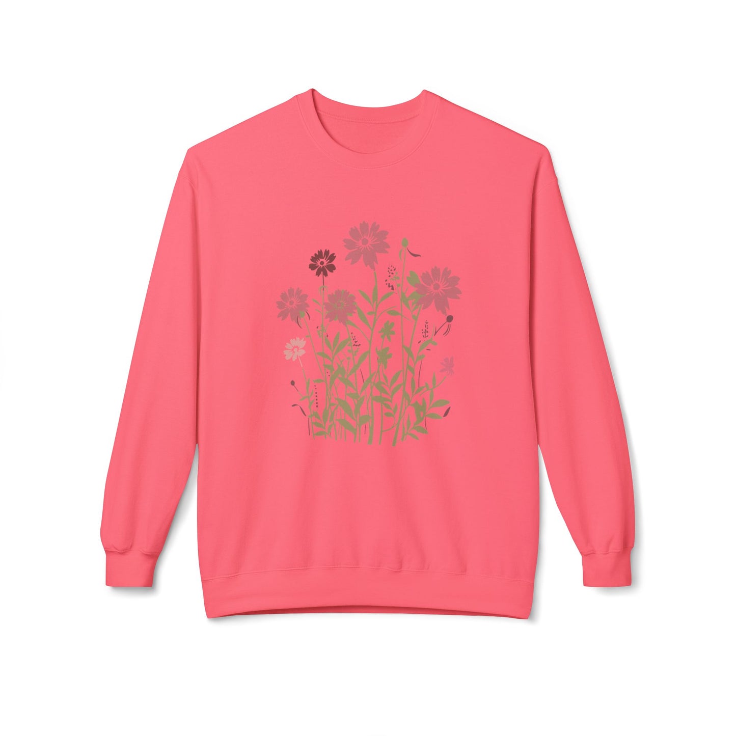 Wildflower Garden Graphic Crewneck Sweatshirt