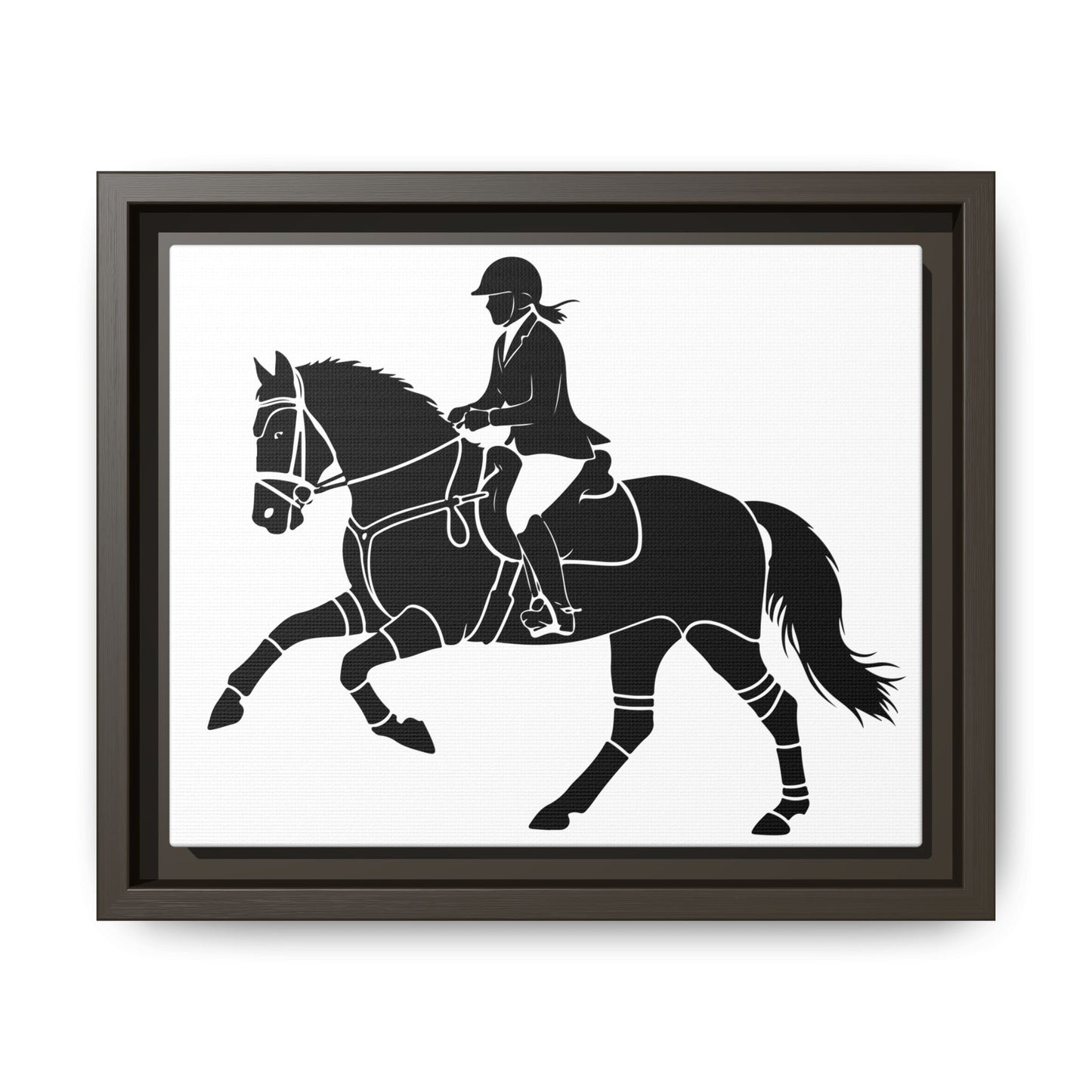 Equestrian Silhouette Canvas