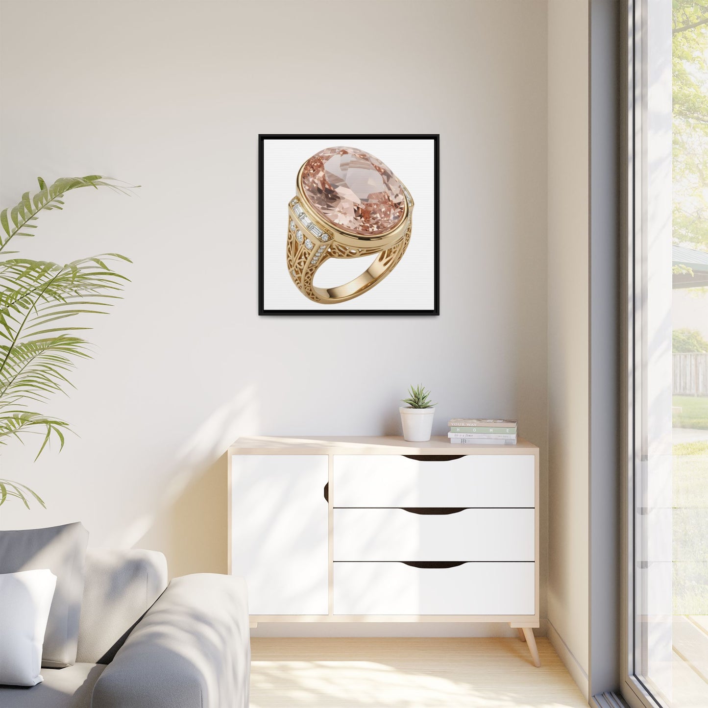 Estate Morganite Canvas Print