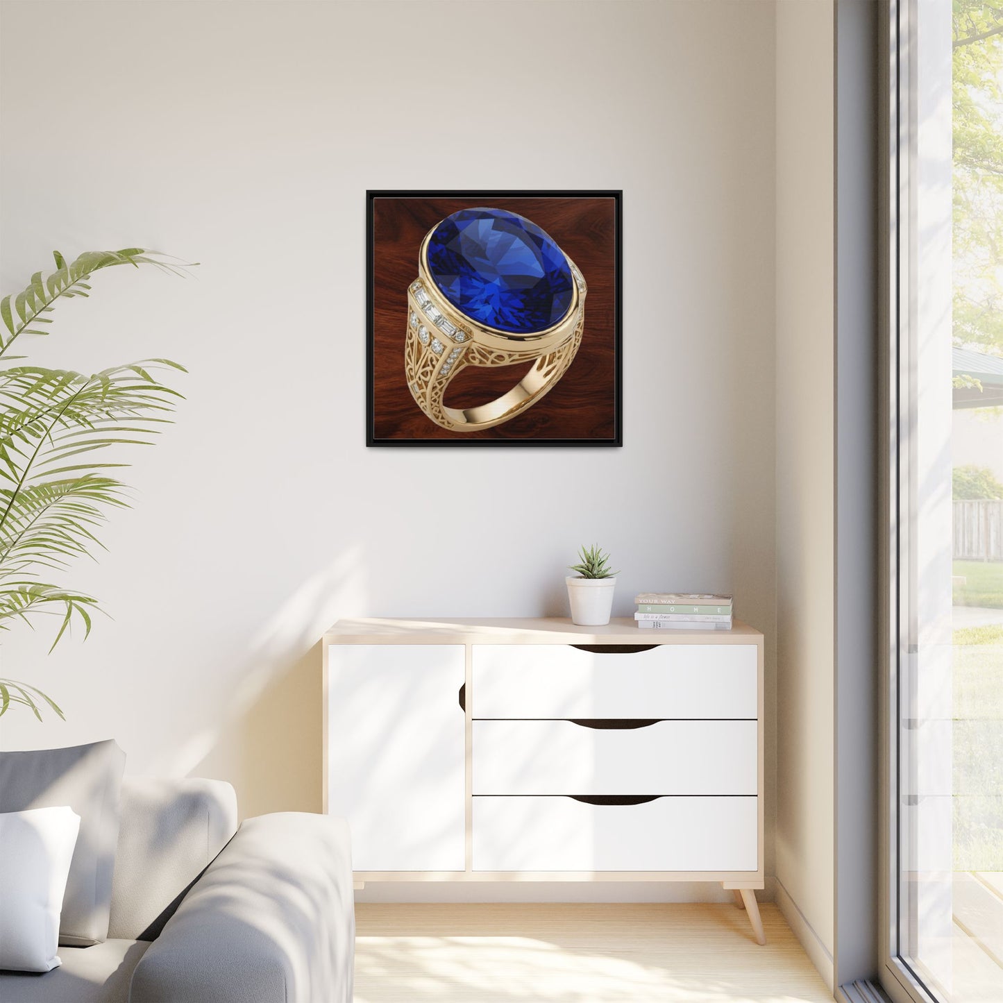 Sapphire Chamber Canvas