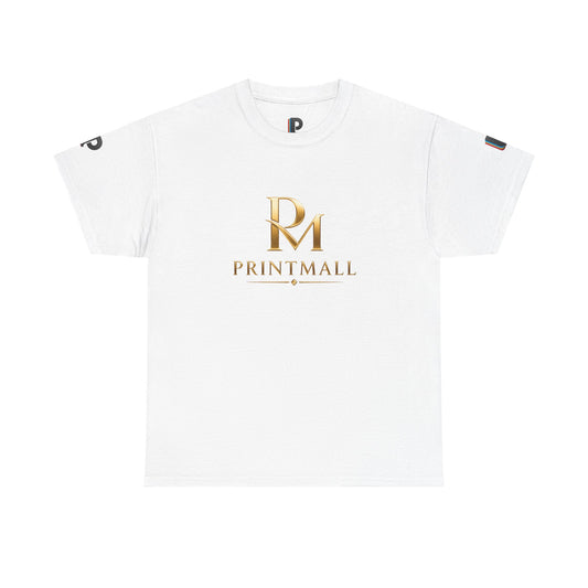 Gold PM Ligature PrintMall Cotton Tee