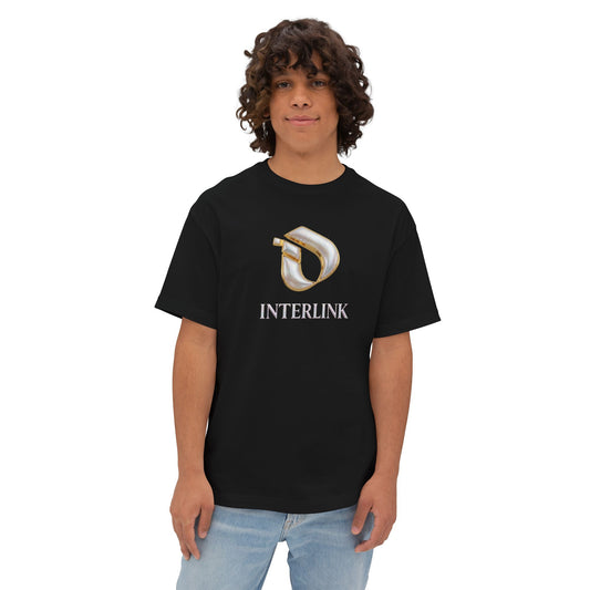 Pearl-Facet Interlink Front Logo Men’s Tee