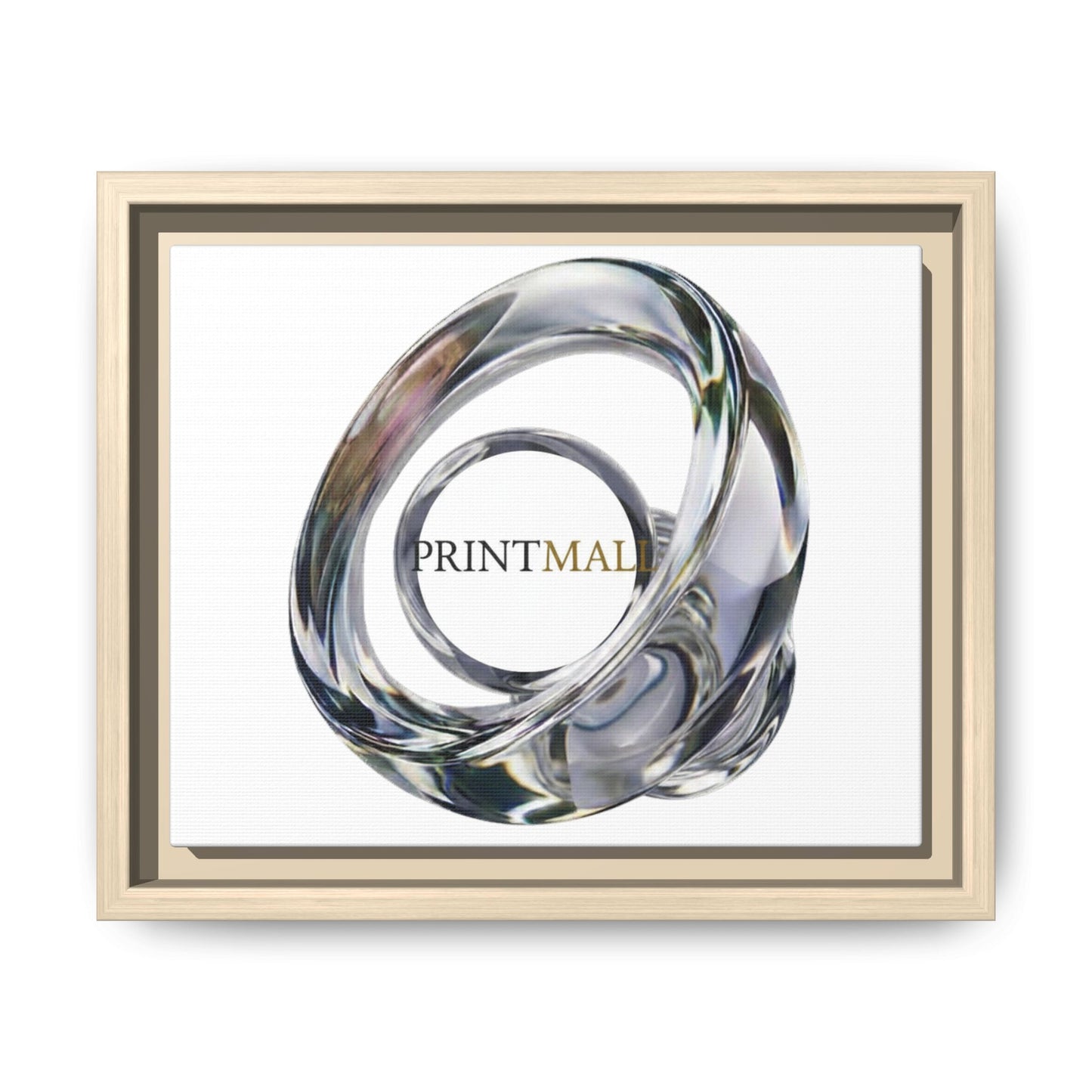 Interwoven Chrome Loop Canvas
