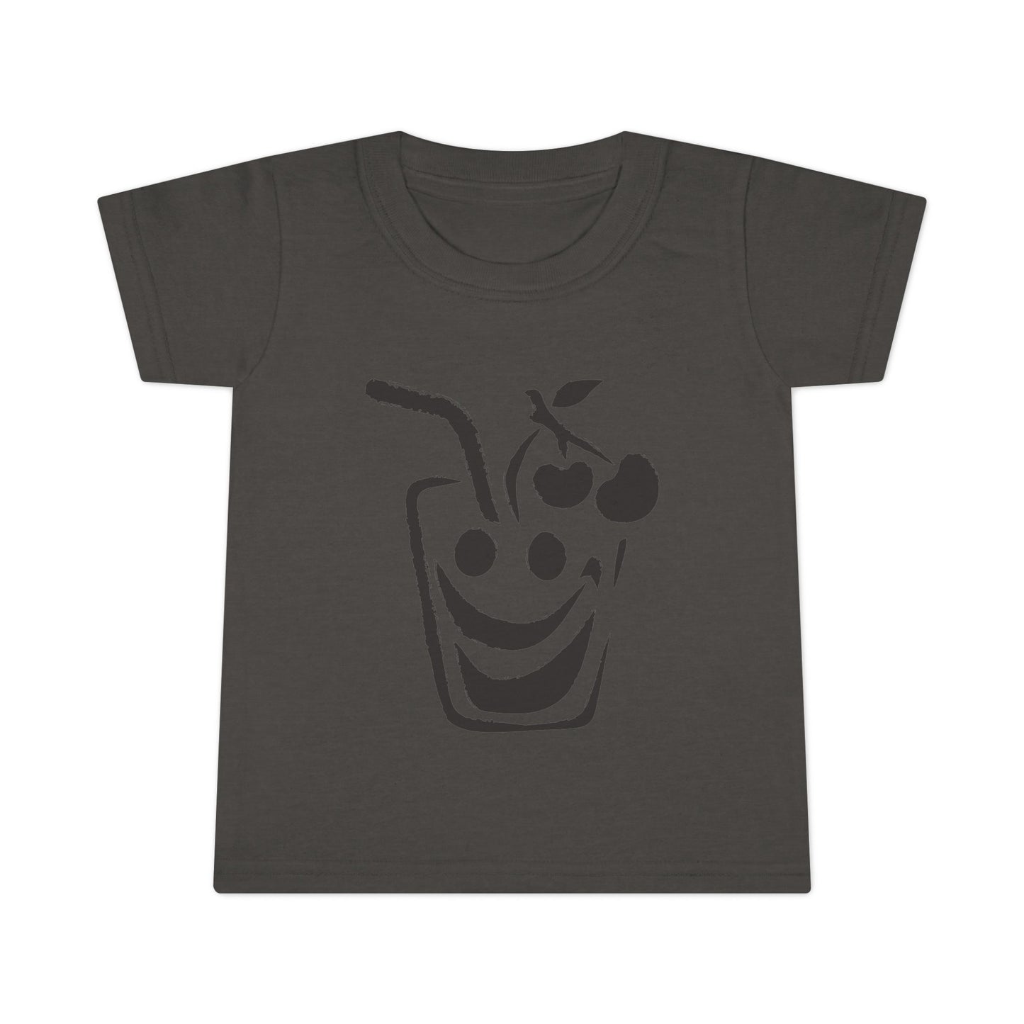 Toddler Smiling Juice Cup Graphic T-Shirt