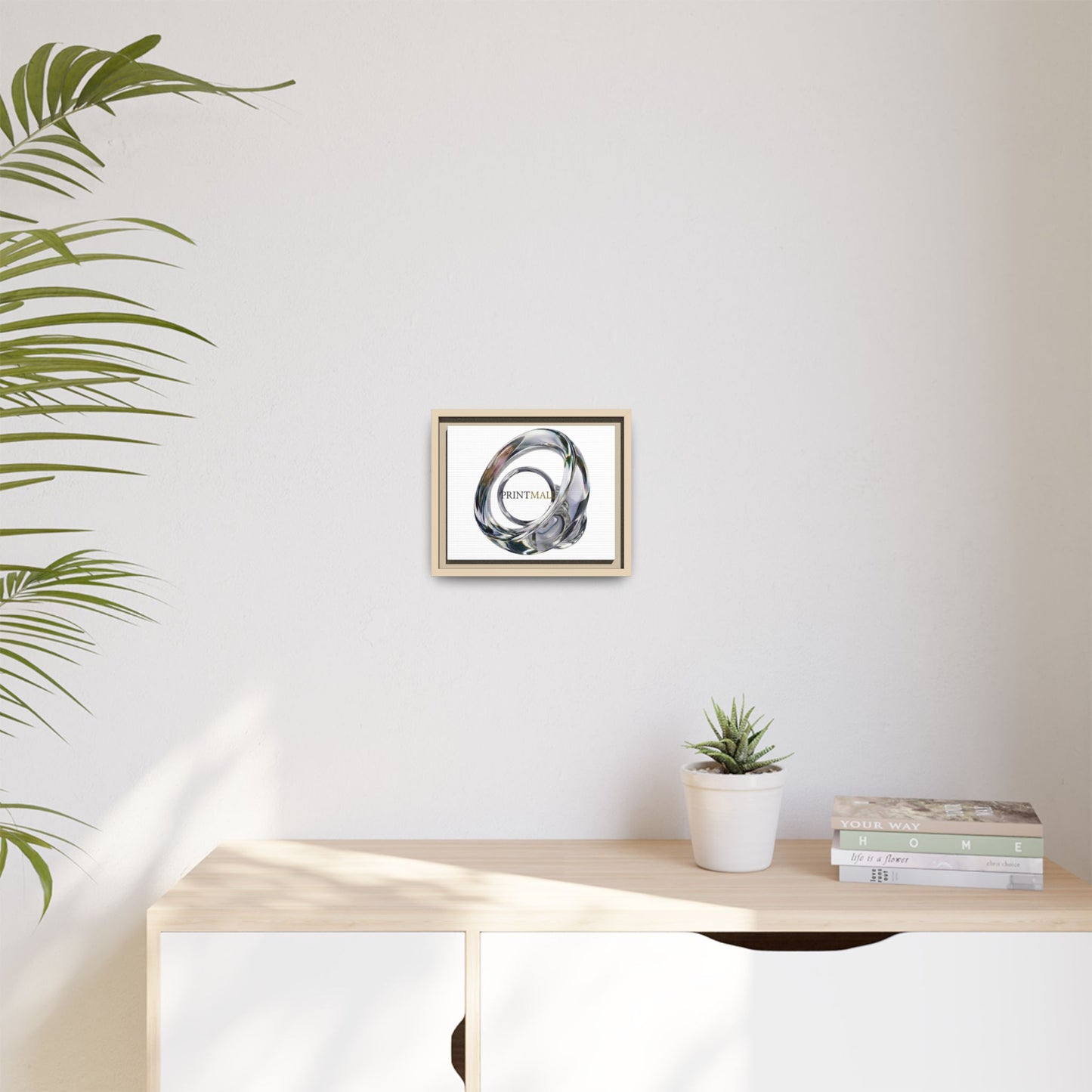 Interwoven Chrome Loop Canvas