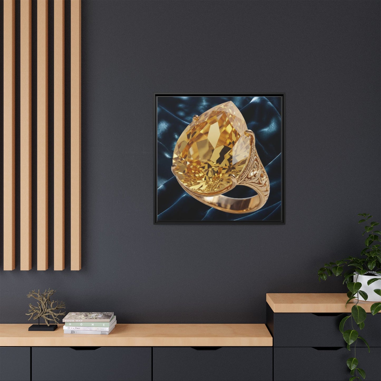 Sunlit Citrine Ring Canvas