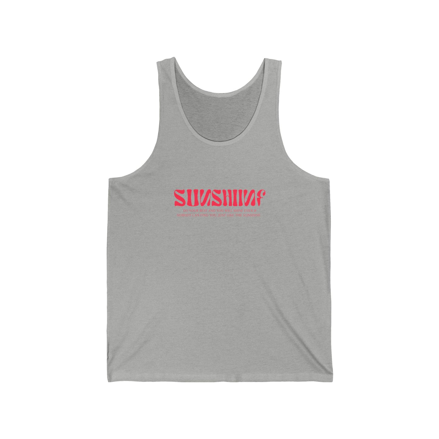Minimal Typography Tank Top