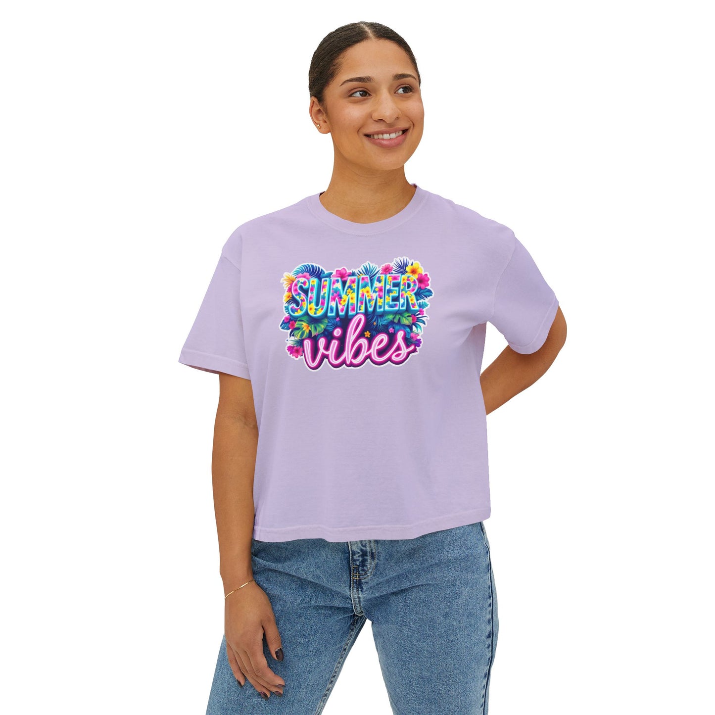 Summer Vibes Boxy Tee