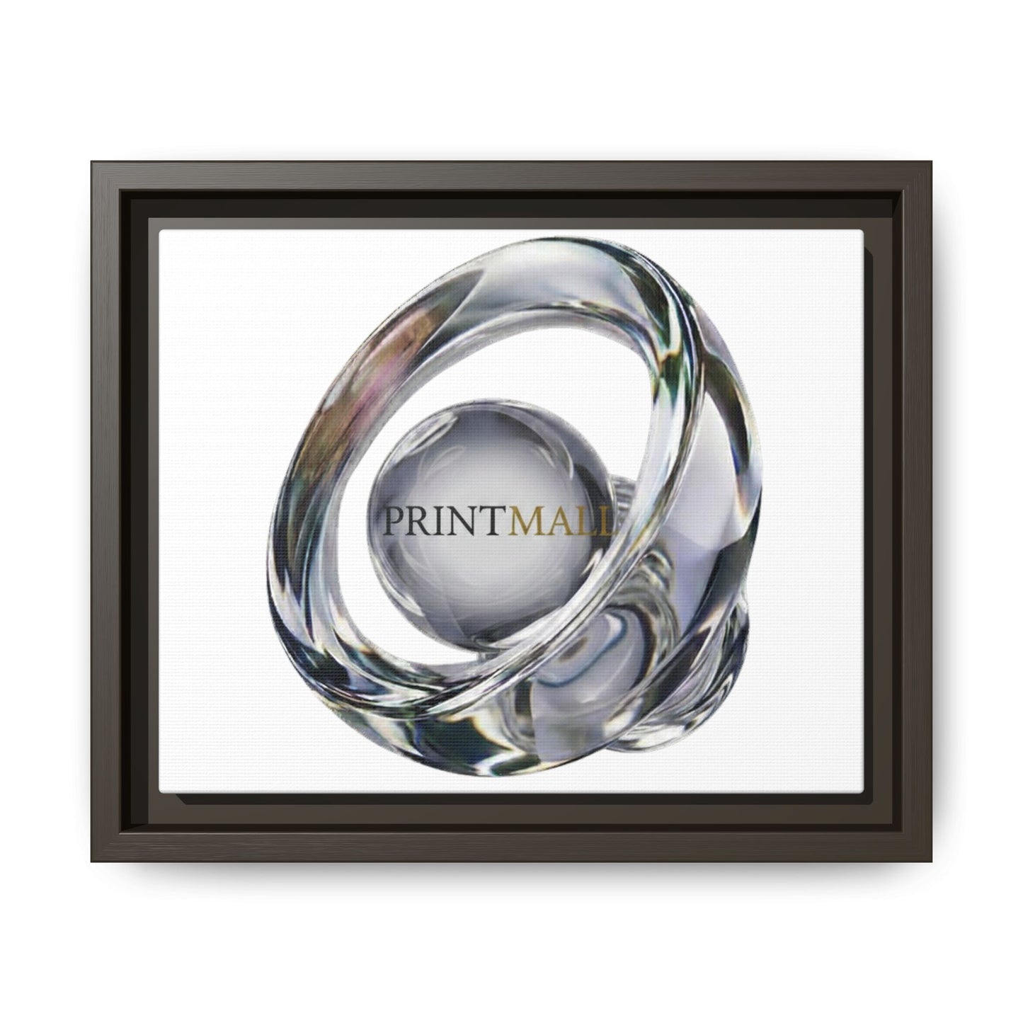Interwoven Chrome Ribbon Canvas