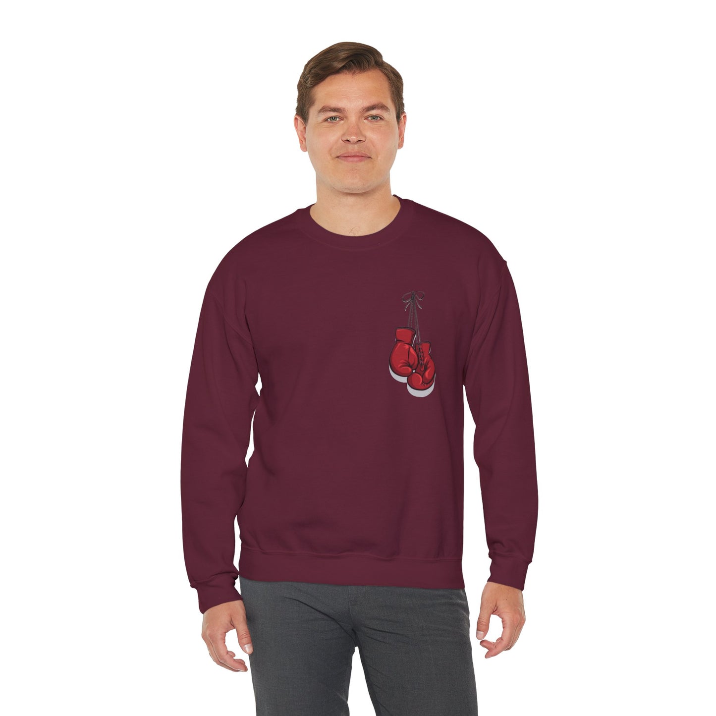 Boxing Kid Crewneck Sweatshirt