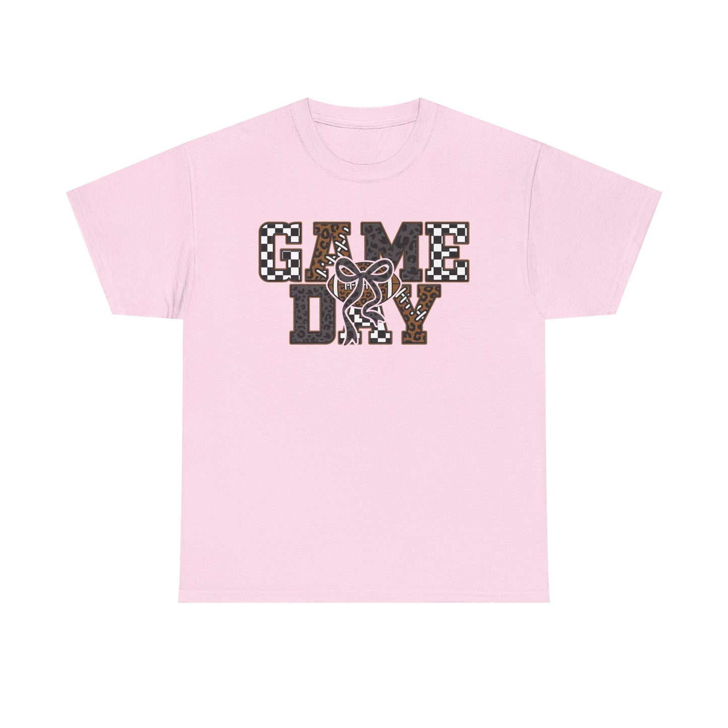 Game Day Leopard Football T-Shirt