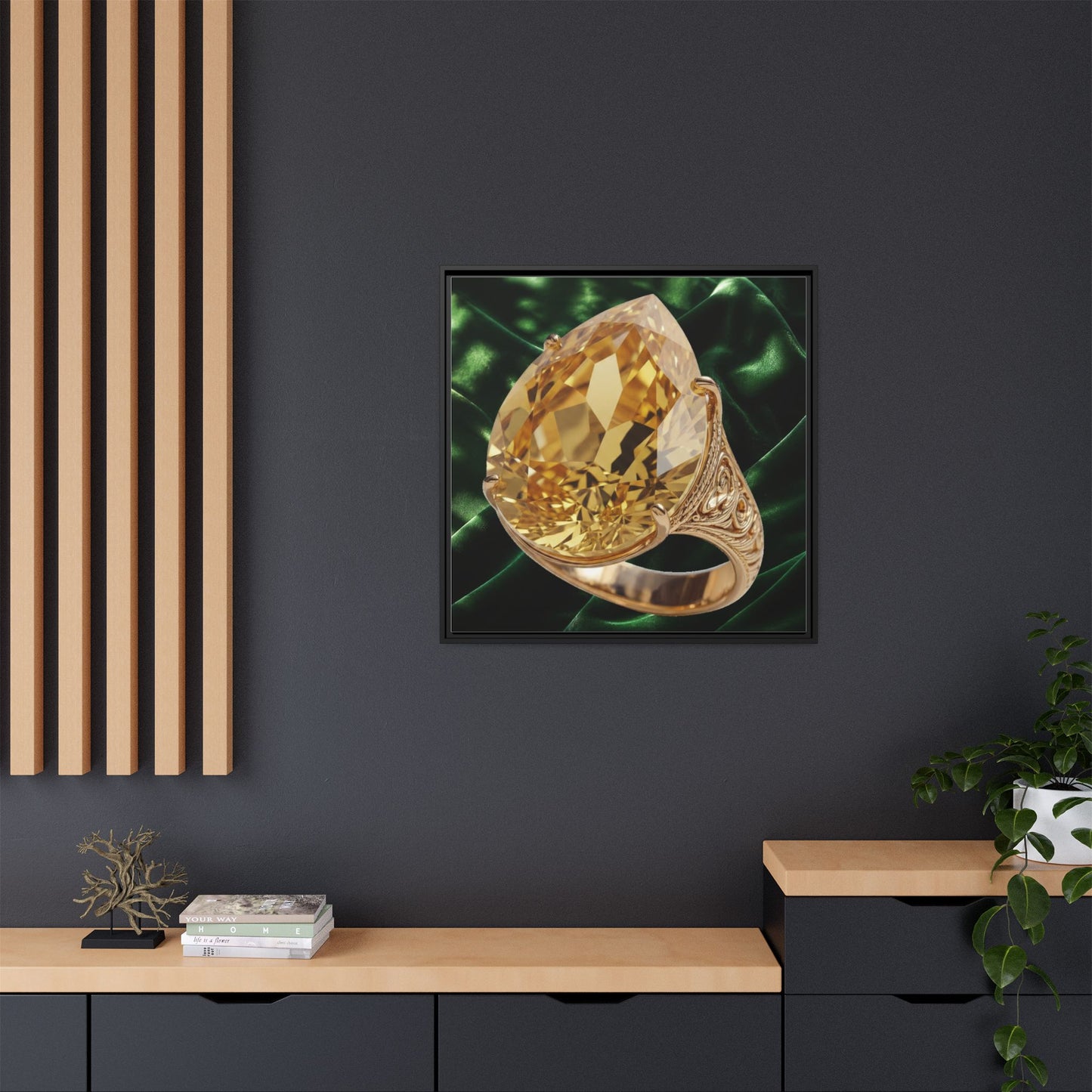 Citrine Golden Brilliance Ring Canvas