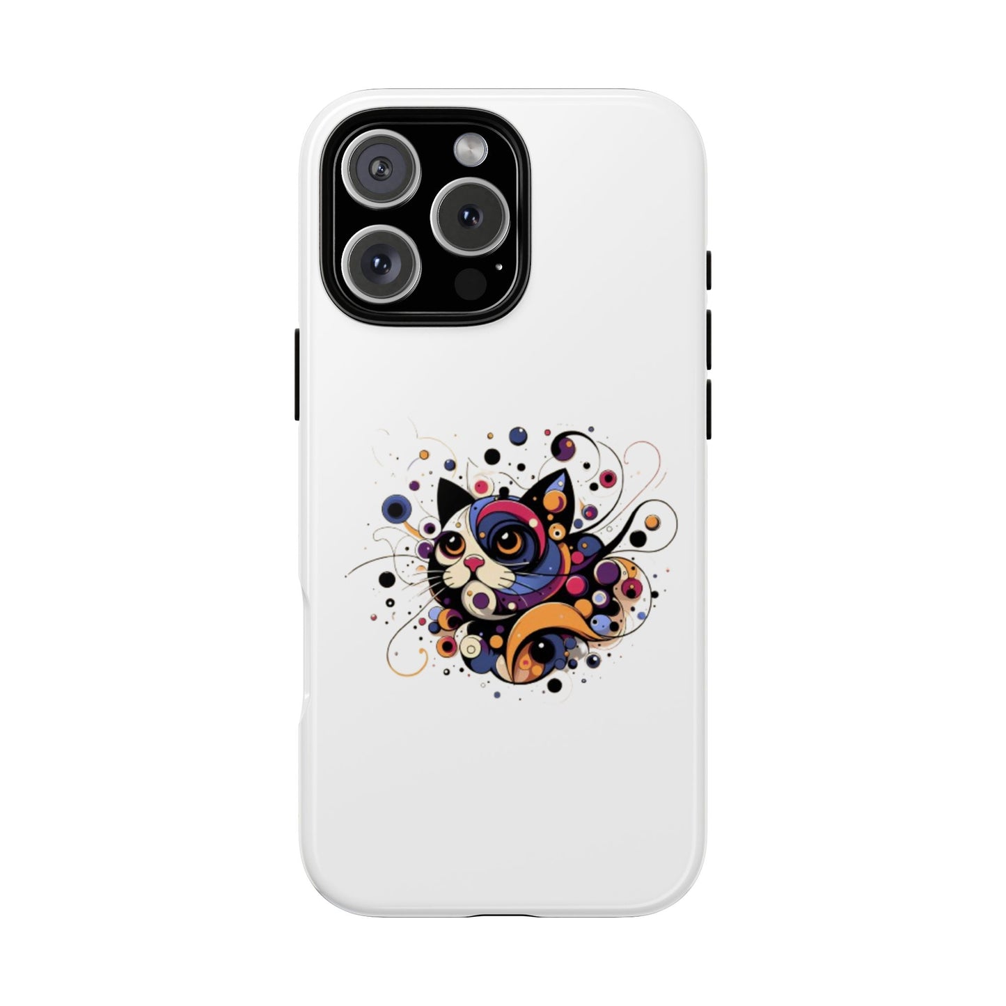 Color Burst Cat Phone Case