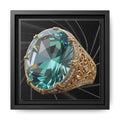Silken Tourmaline Canvas