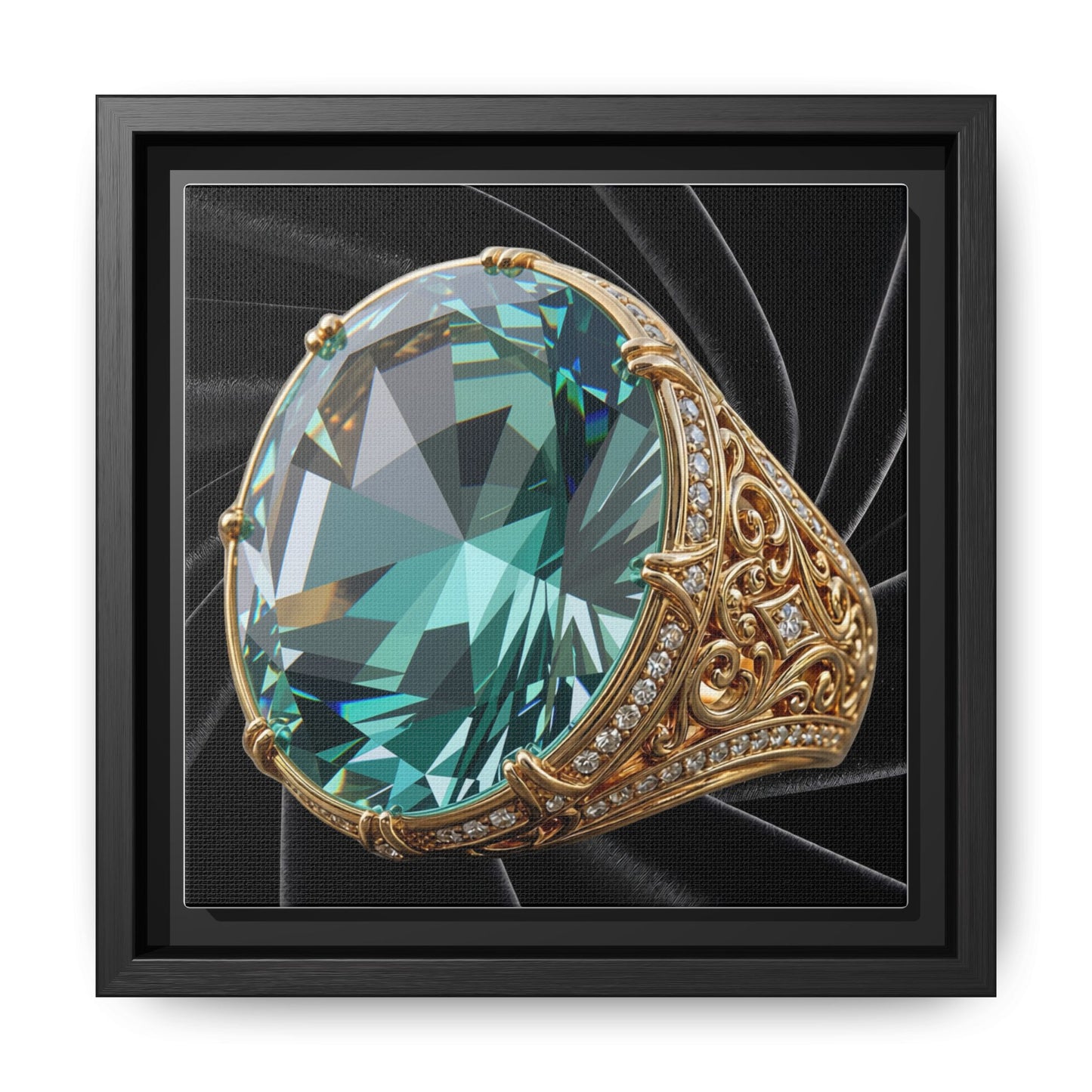Silken Tourmaline Canvas