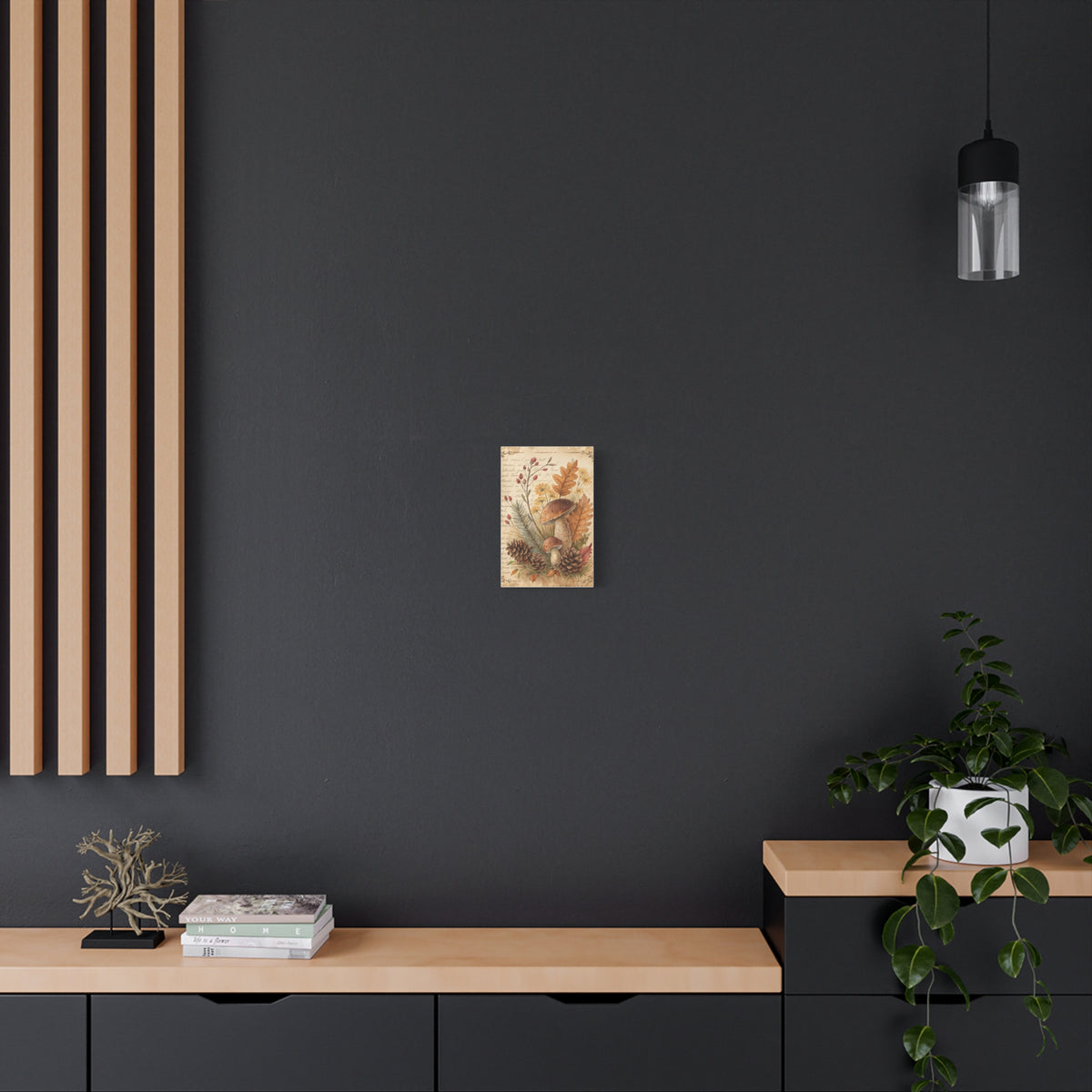 Autumn Forager Canvas Print