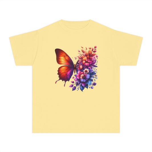 Butterfly Floral Youth T-Shirt