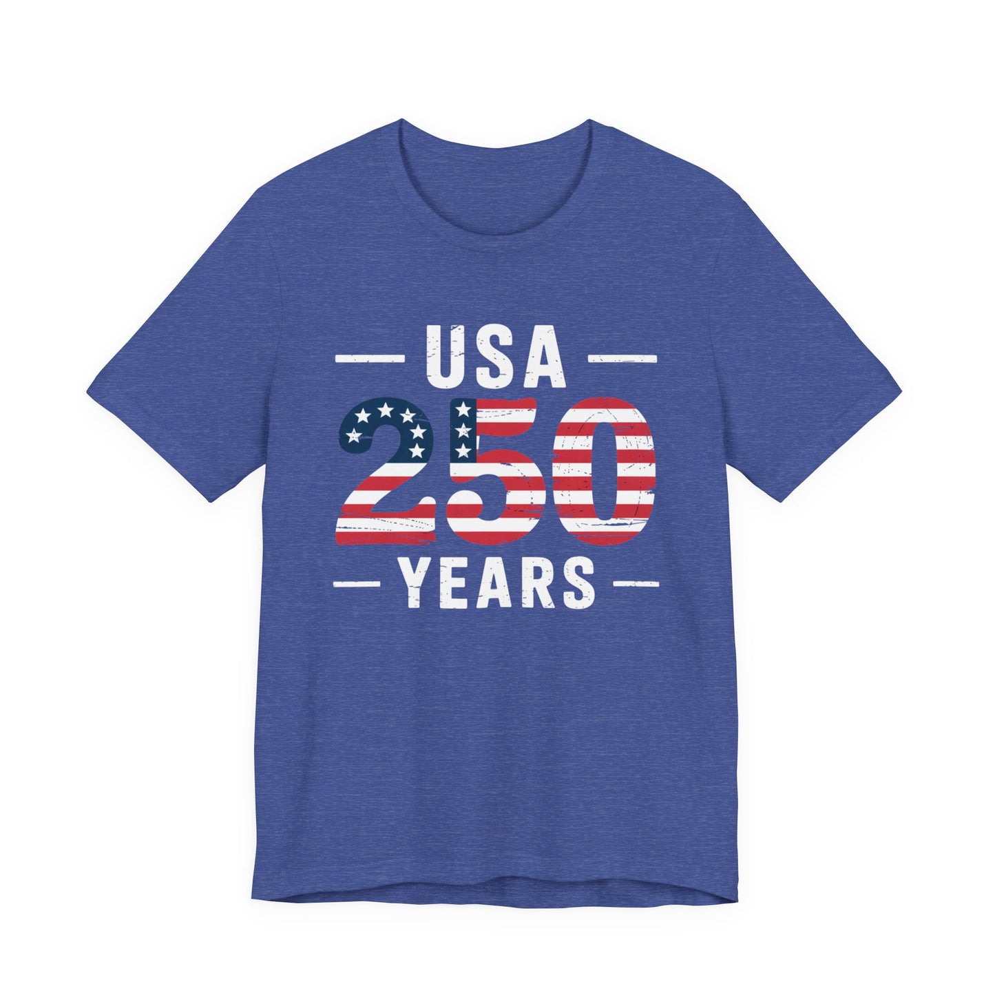 USA 250 Years Patriotic Flag T-Shirt