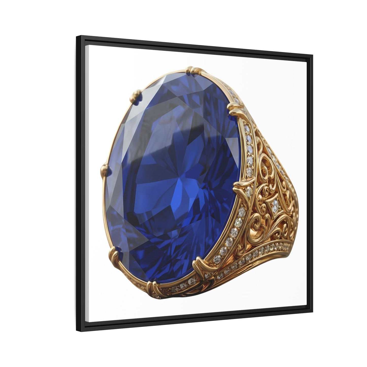 Blue Sapphire Signet Canvas Print