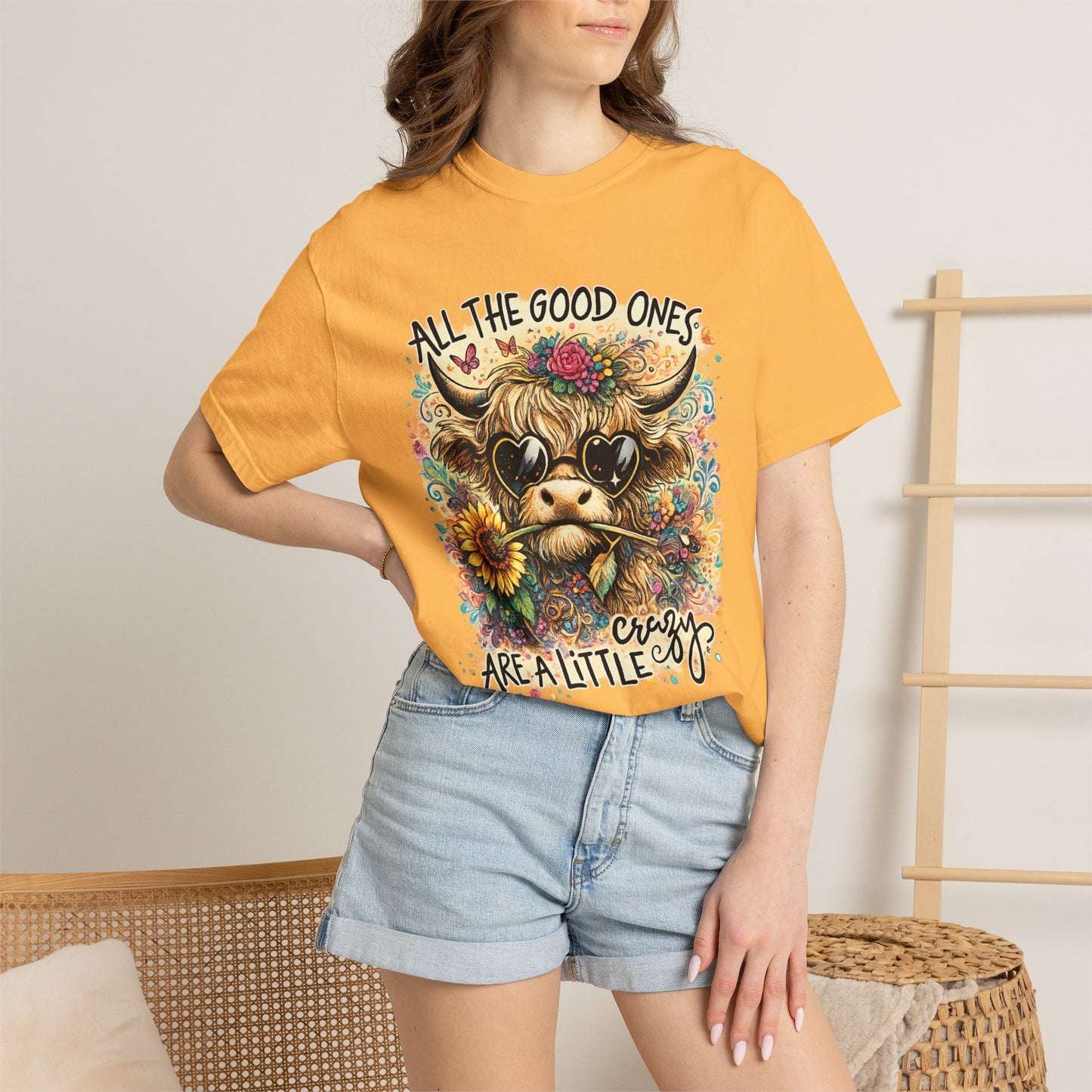 Good Ones Cow Graphic T-Shirt