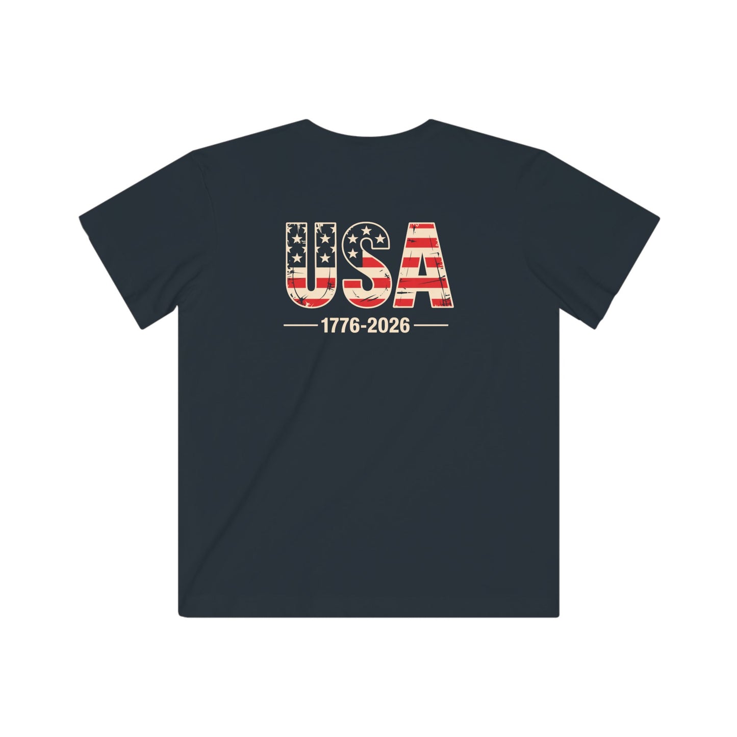 Youth USA 1776-2026 Patriotic Graphic T-Shirt