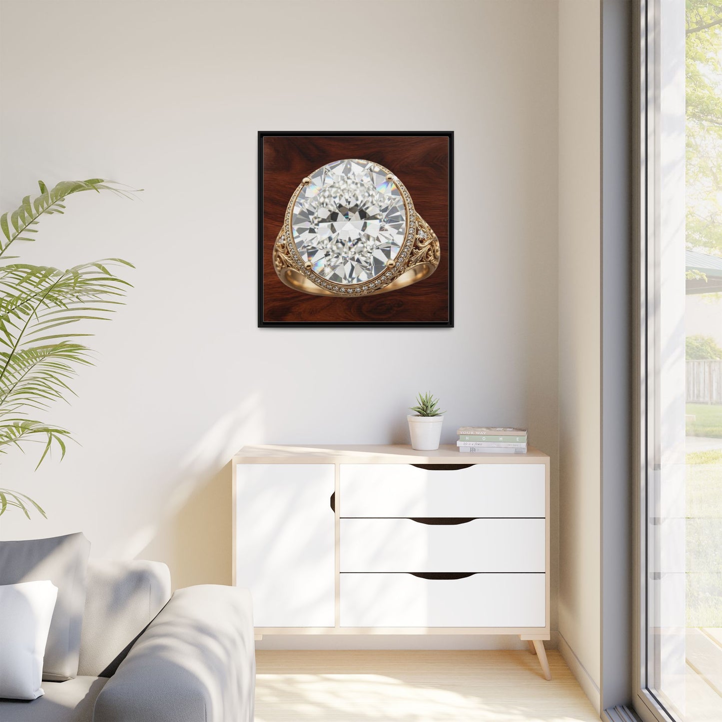 Facetborne Diamond Canvas