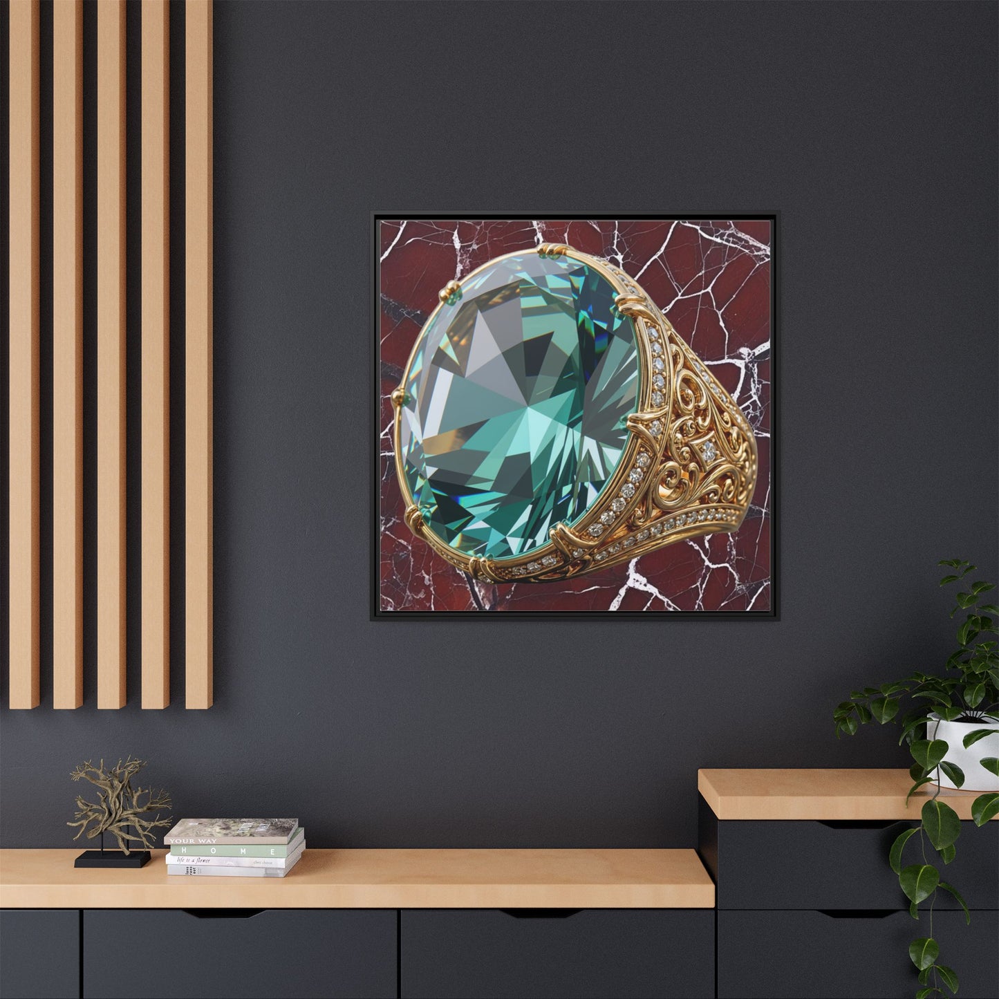 Tourmaline Grandeur Canvas