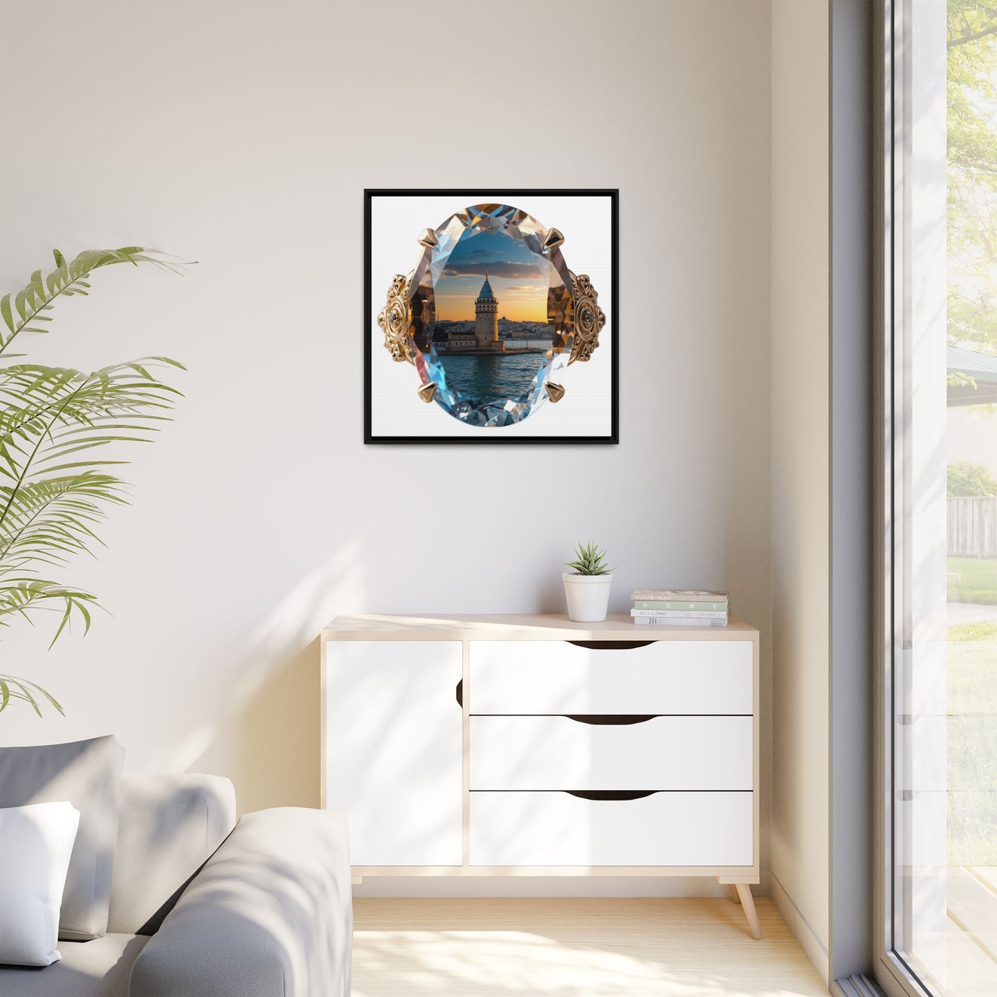 Maiden's Tower Jewel Canvas