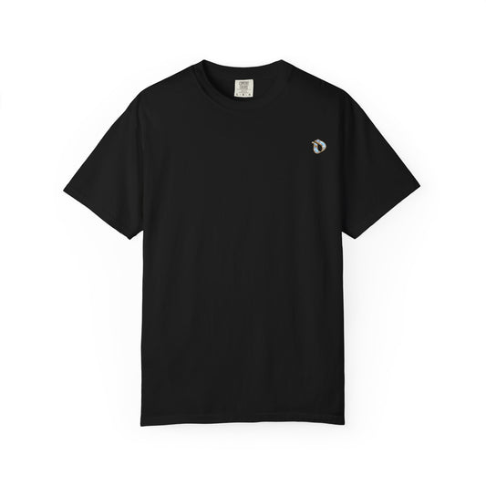 Moonstone Opal Interlink Back Graphic Ring-Spun Cotton Tee