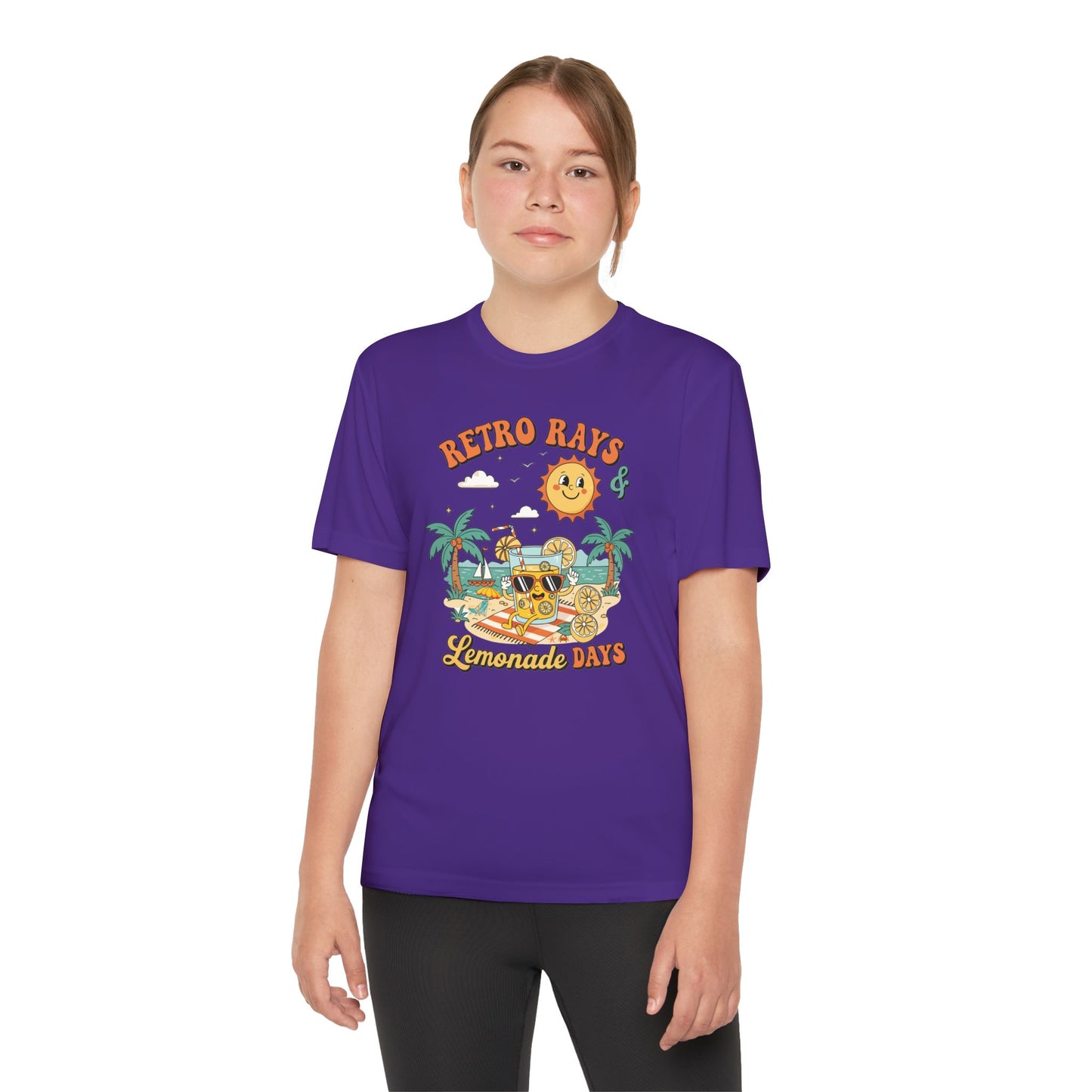 Retro Rays Lemonade Days Youth Tee